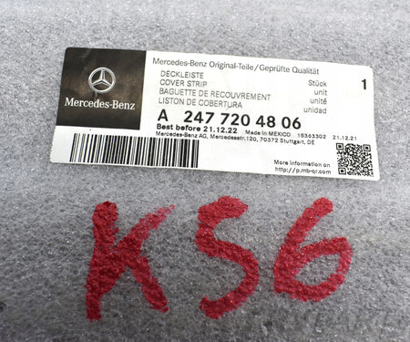 MERCEDES GLB W247 LEFT FRONT DOOR STRIP ORG