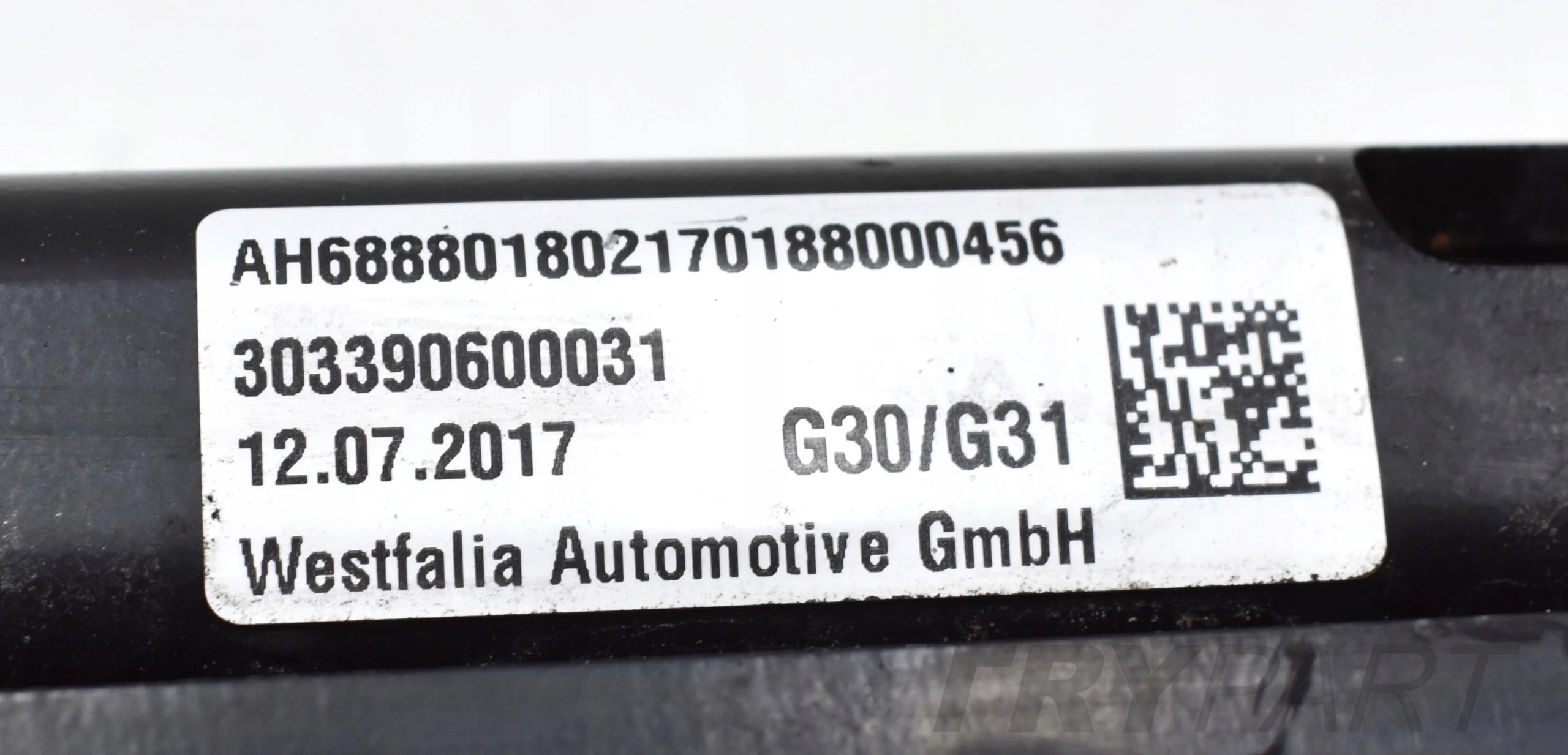 BMW G30 G31 ELECTRIC TOW HITCH ORG 303390600031