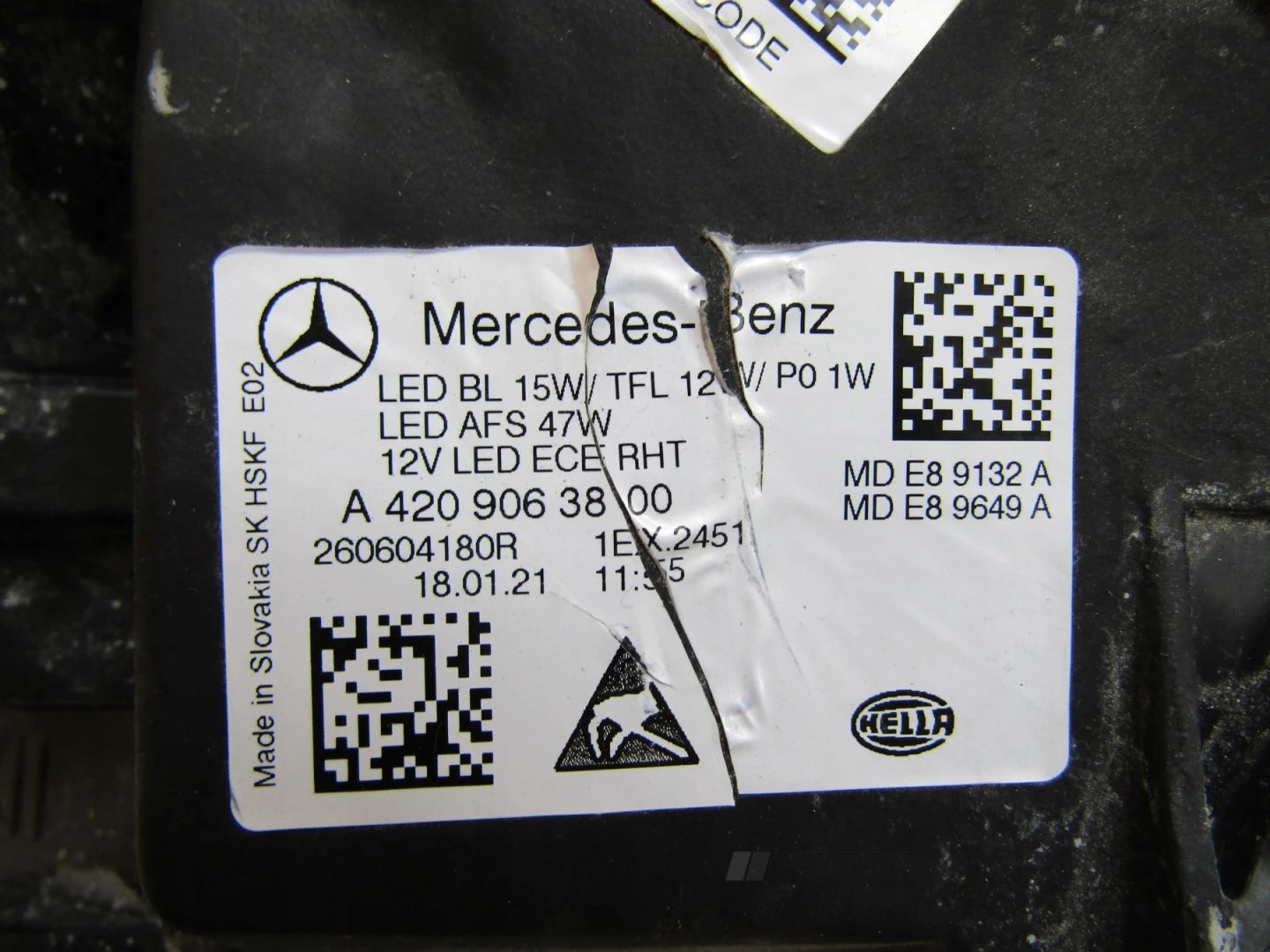 MERCEDES CITAN 2 II W420 FULL LED HIGH PERFORMANCE 21- LH HEADLIGHT