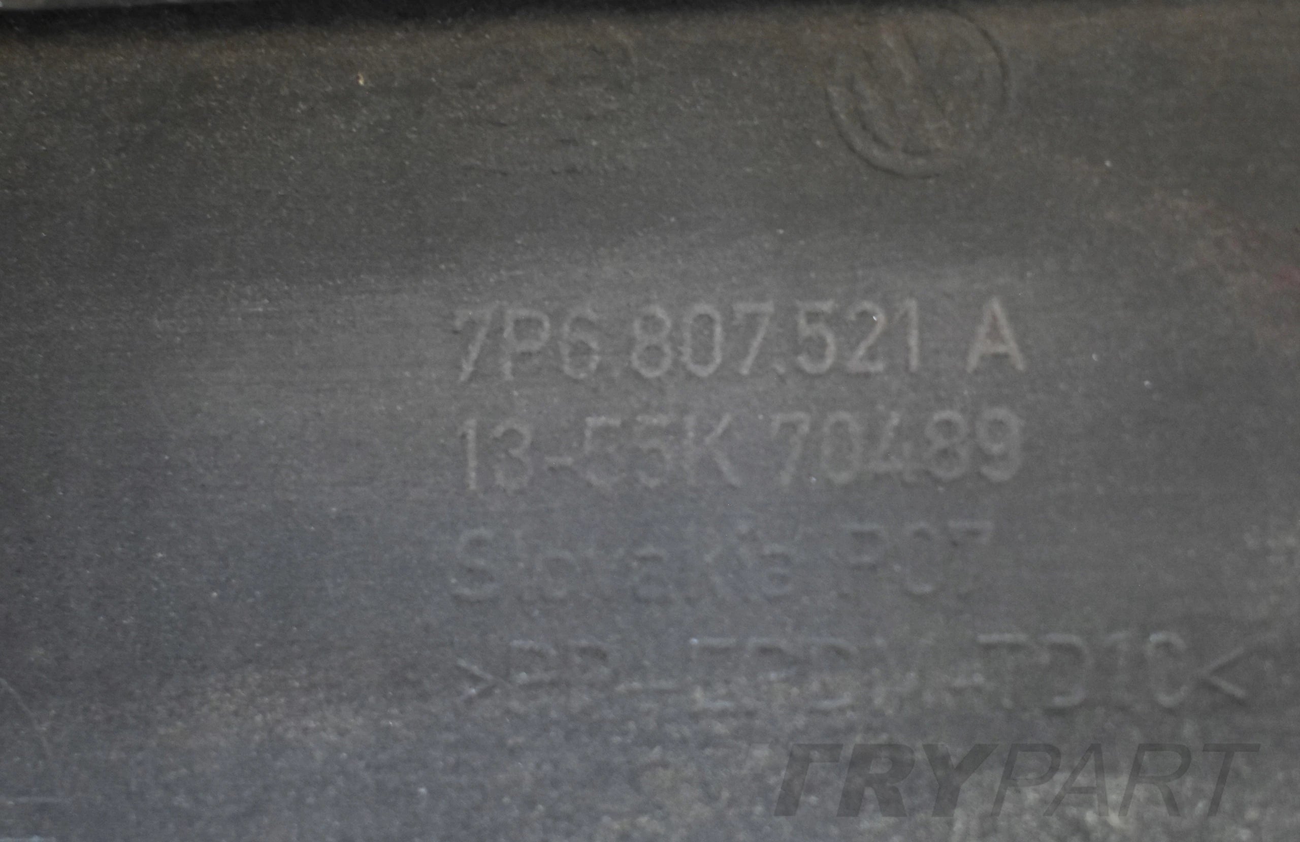 VW TOUAREG II 7L6 REAR BUMPER ORIG. + SHEET METAL