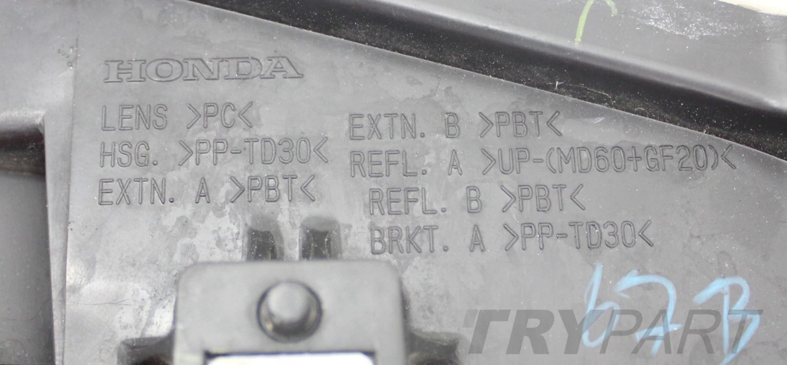 HONDA CIVIC X LEFT FRONT HEADLIGHT EU ORG 100-18562
