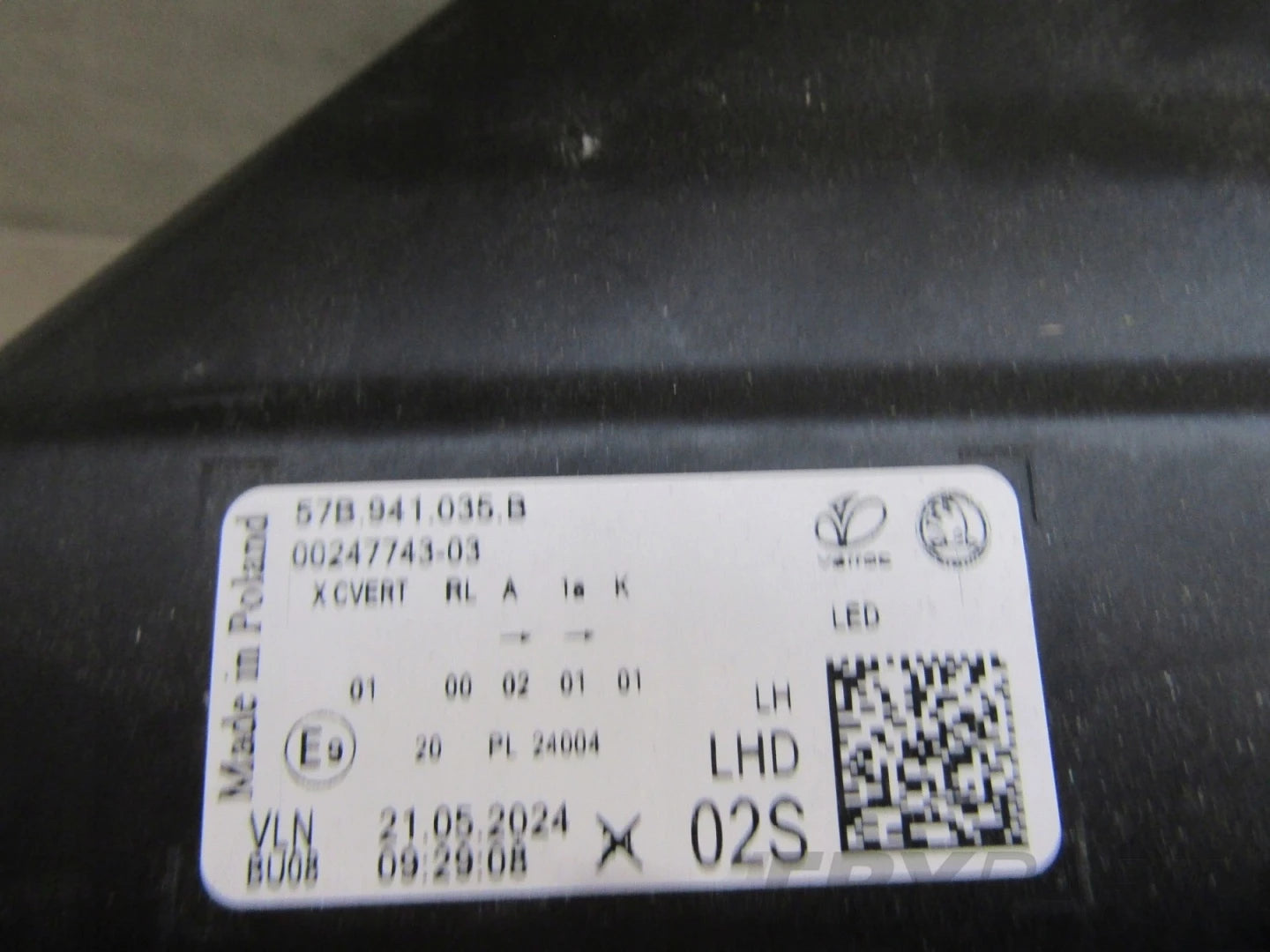 FRONT LAMP SKODA KAROQ LIFT FULL LED 21- LH LEFT 57B941035B