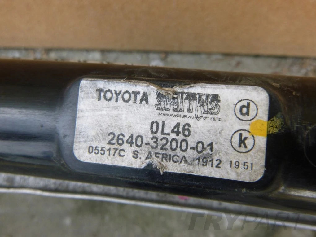 TOYOTA HILUX D4D 2.4D 2.8D 2015- Water Radiator