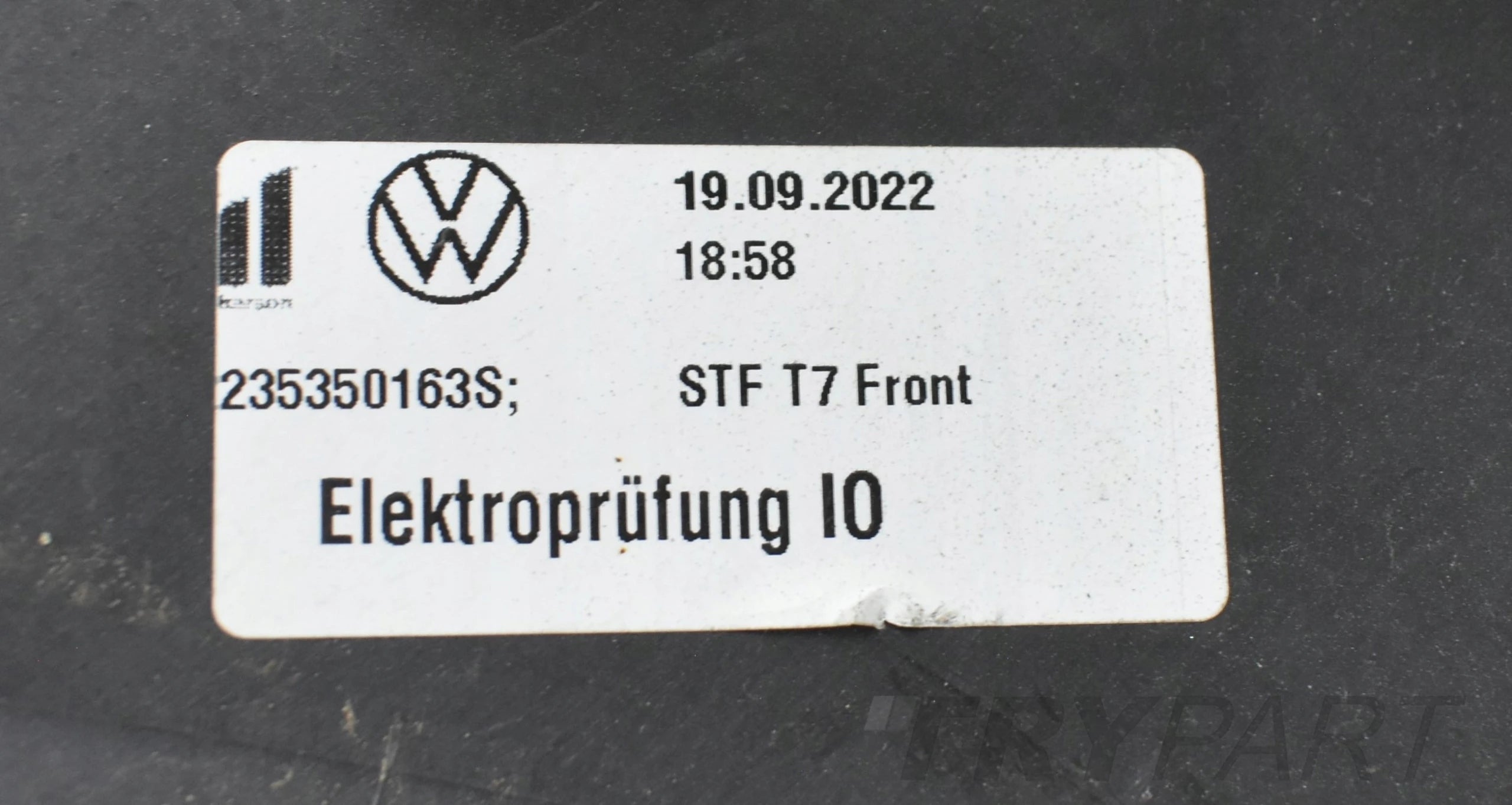 VW TRANSPORTER T7 MULTIVAN 7T FRONT BUMPER ORG