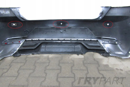 Rear Bumper Seat Ibiza 6F0 FR 17- Gloss Black Diffuser