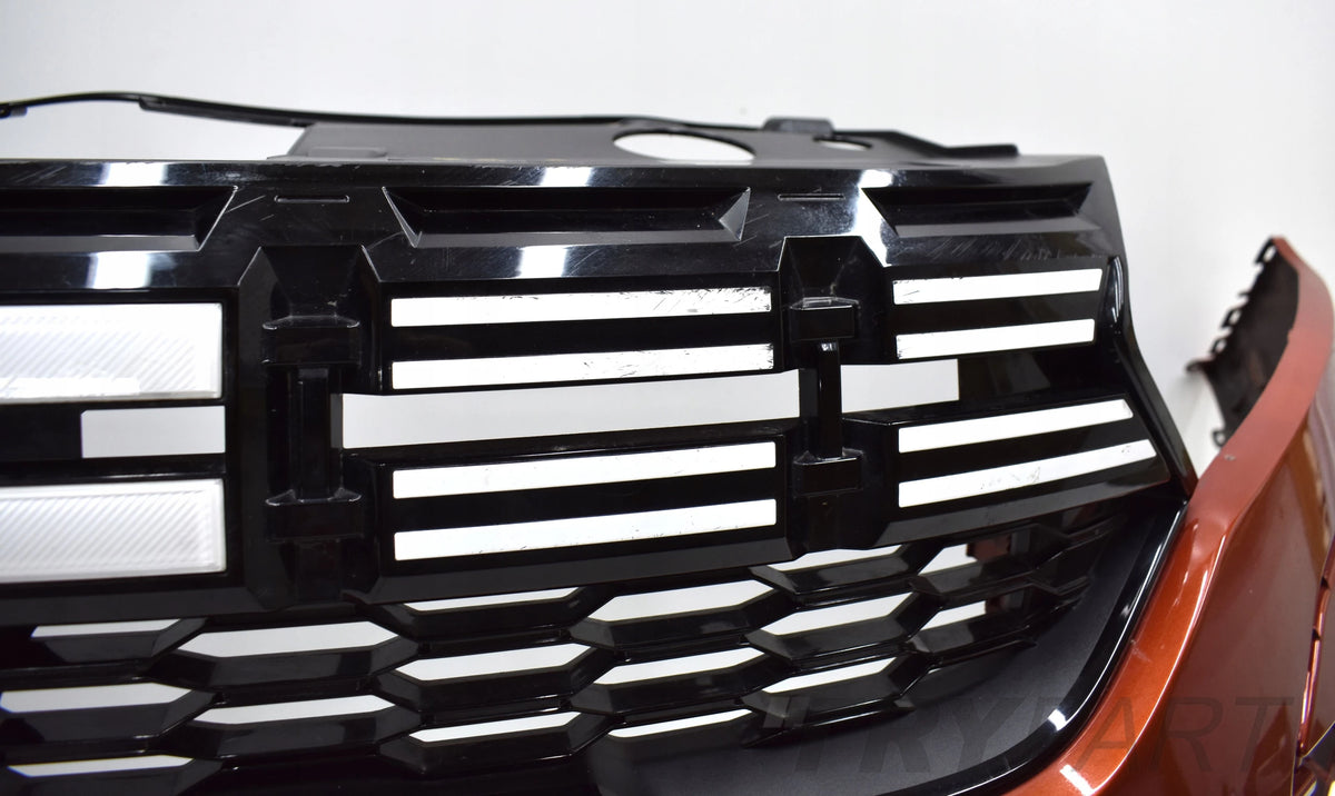 DACIA SANDERO III LIFT STEPWAY FRONT BUMPER ORG + GRILLE + VENTS