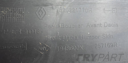 DACIA DUSTER II FRONT BUMPER ORG