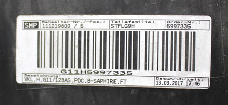BMW 7 G11 G12 REAR BUMPER ORIGINAL PRE-FACELIFT