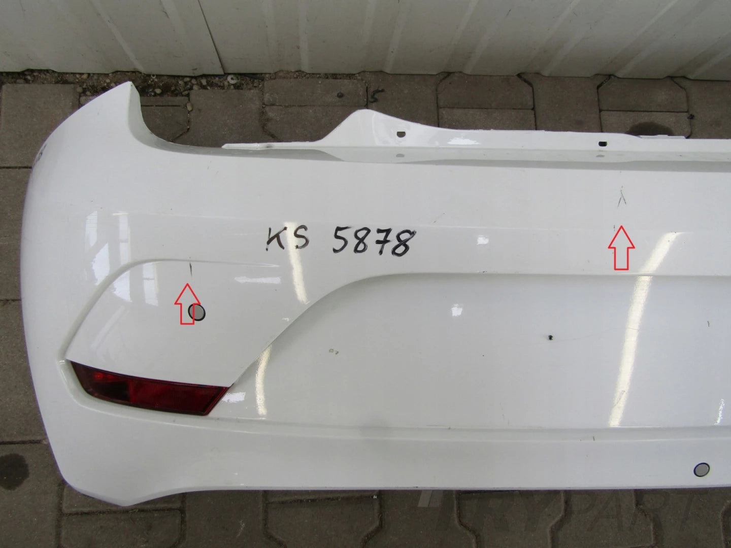 Rear bumper VW Up 1S6 Lift 16- (PDC)