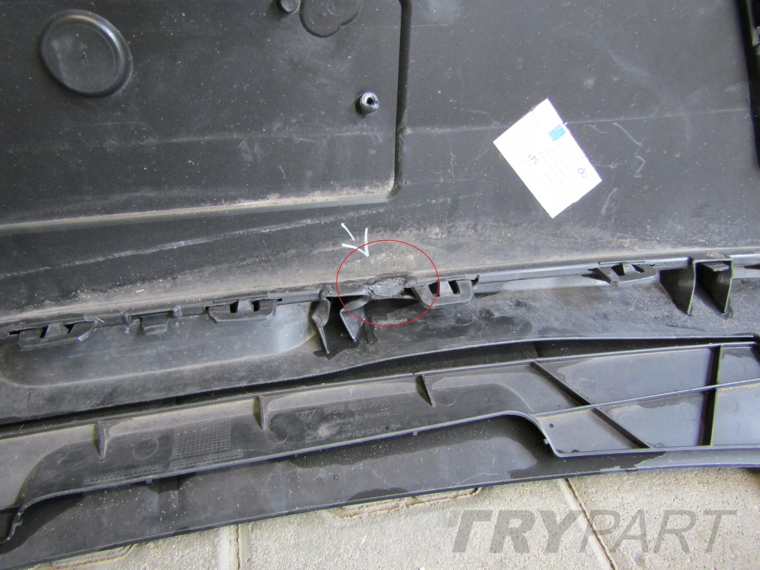 Rear Bumper for Porsche Macan S 13-