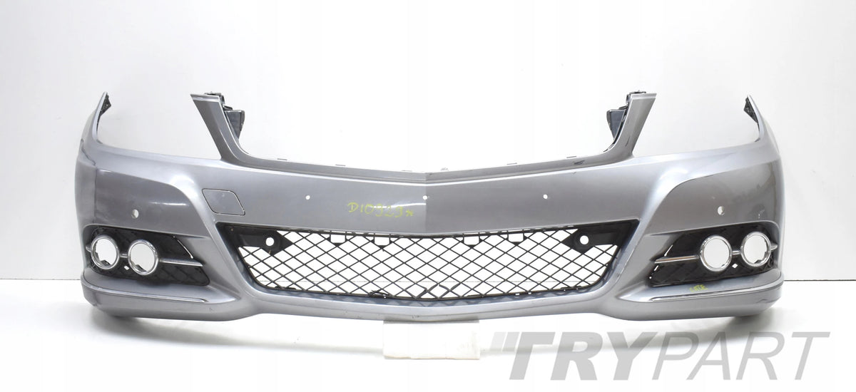 MERCEDES C CLASS W204 FACELIFT FRONT BUMPER ORIGINAL + CHROME + FRAME