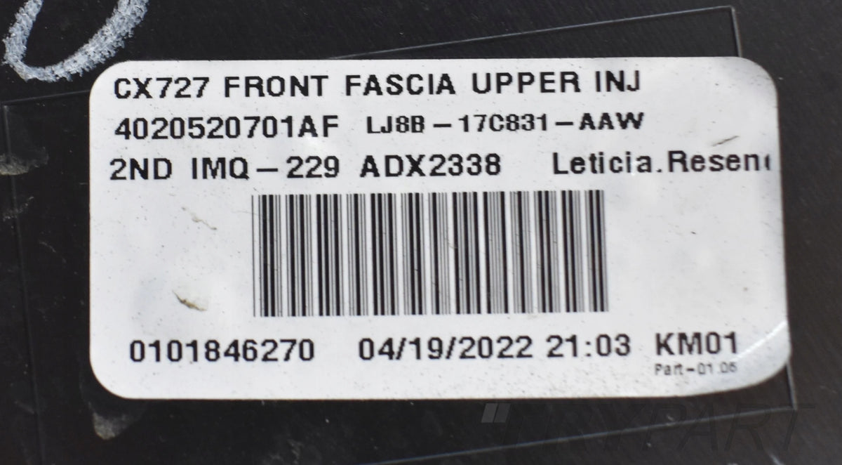FORD MUSTANG MACH-E FRONT BUMPER + BRACKETS