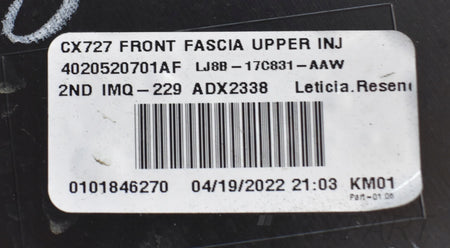 FORD MUSTANG MACH-E FRONT BUMPER + BRACKETS