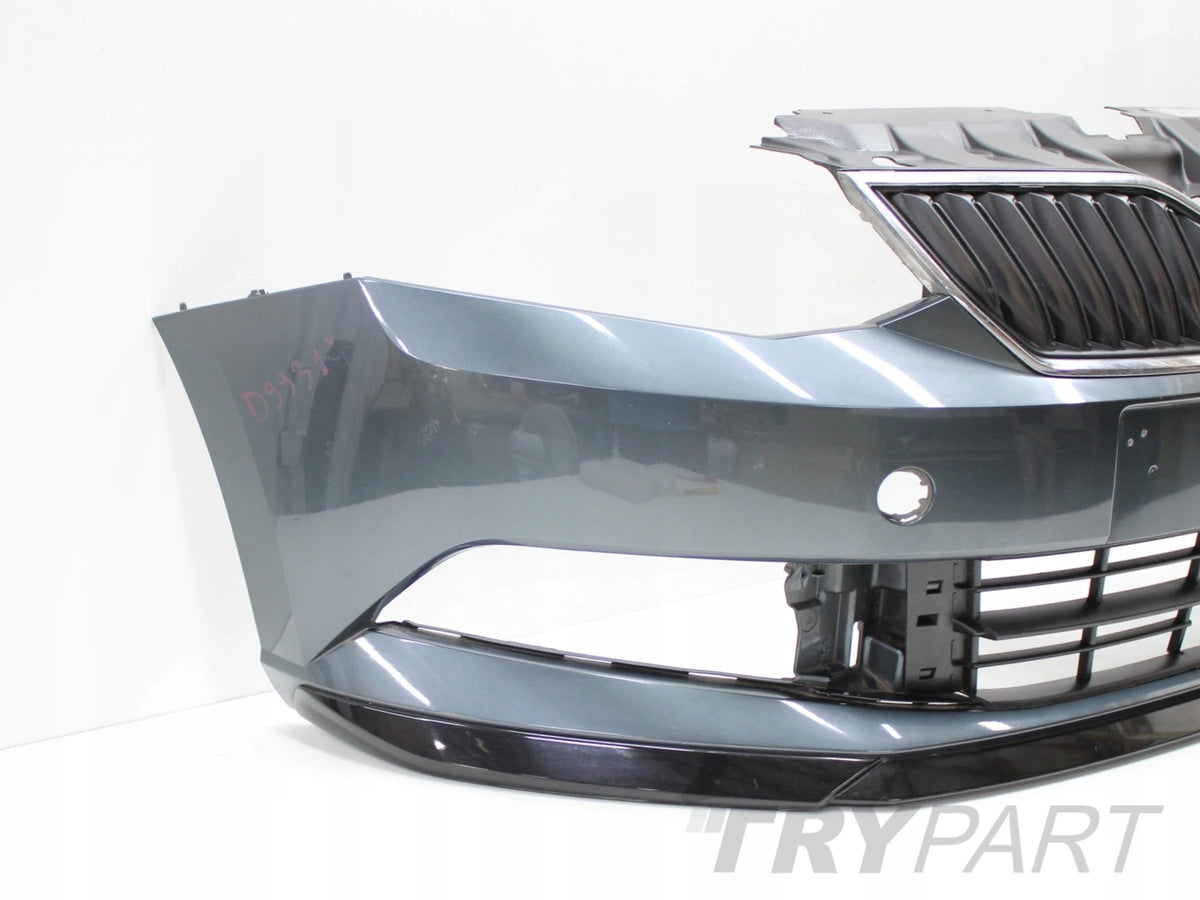 SKODA FABIA III 6V0 MONTE CARLO FRONT BUMPER ORIGINAL + GRILLE + SPOILER