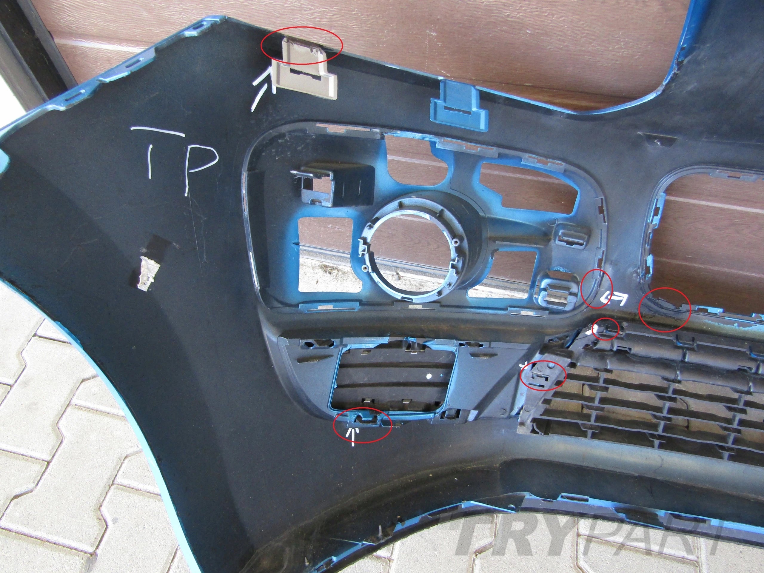 Front Bumper for Citroen C3 Picasso 08-12