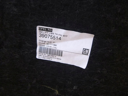 OPEL ASTRA K V 5 Tailgate Cover