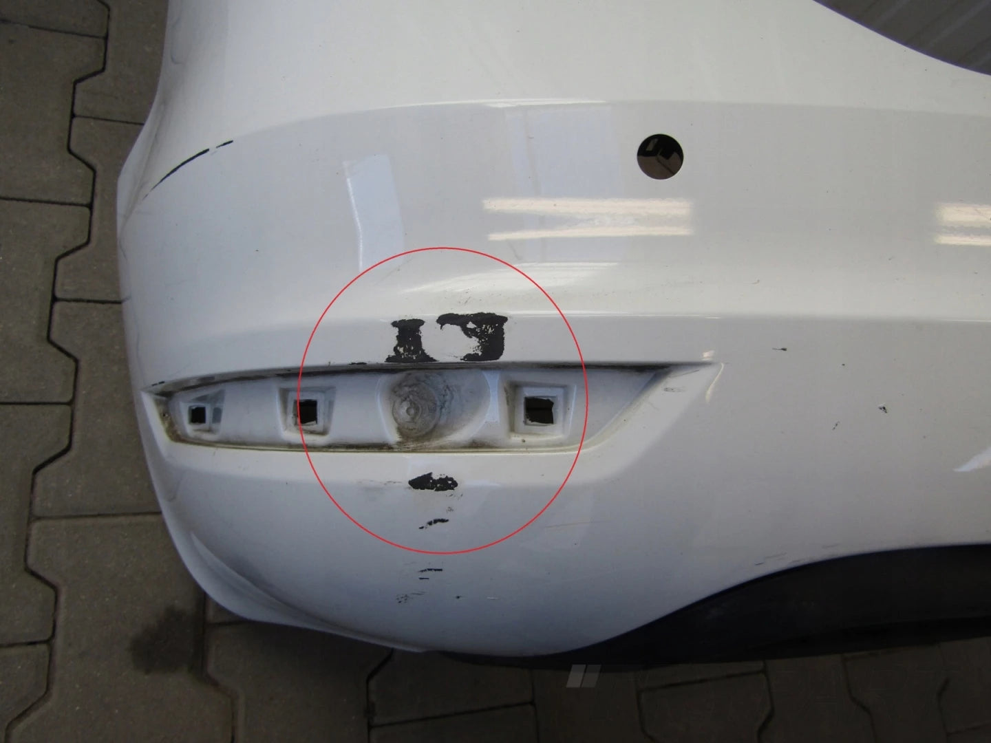Rear Bumper VW Sharan II 2 7N0 10-