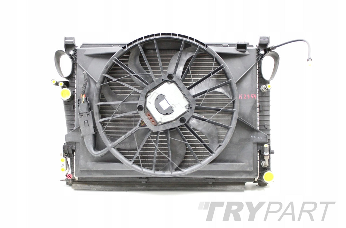 MERCEDES SL 230 W230 LIFT WATER RADIATOR FAN COMPLETE A2305000104