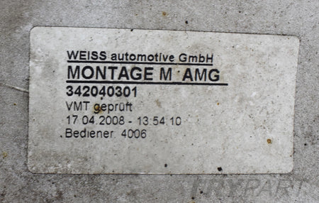 MERCEDES C-CLASS W204 AMG REAR BUMPER ESTATE