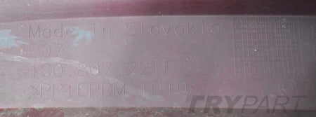 VW UP LIFT 1S0 FRONT BUMPER ORG + GRILLE