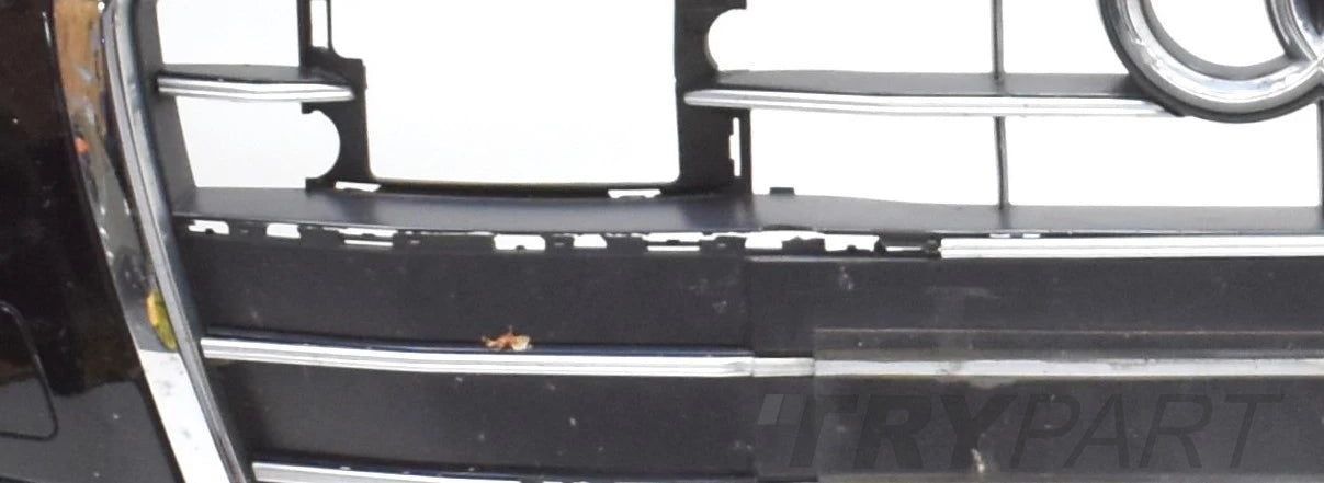 AUDI A6 C8 4K0 FRONT BUMPER ORG + CHROME