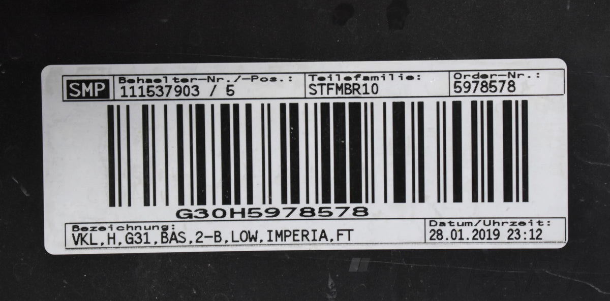 BMW 5 Series G31 REAR BUMPER EXCELLENT CONDITION ESTATE ORG