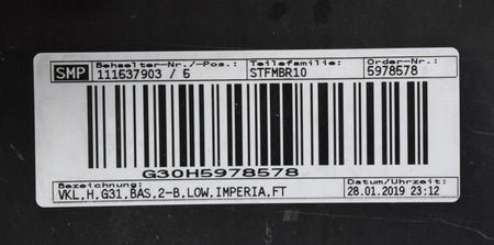 BMW 5 Series G31 REAR BUMPER EXCELLENT CONDITION ESTATE ORG