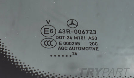 MERCEDES GLC W253 A253 X253 LEFT REAR BODY GLASS ORG NEW A2536703501