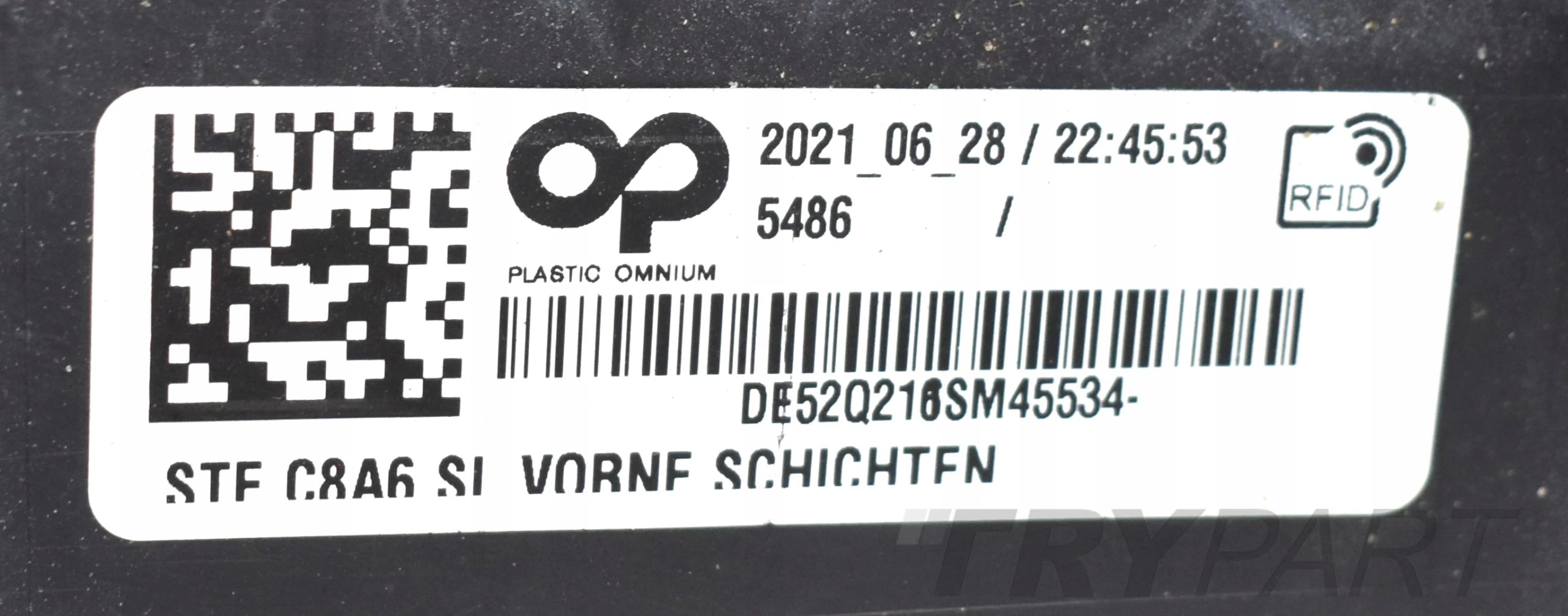 AUDI A6 C8 4K S LINE Original Front Bumper