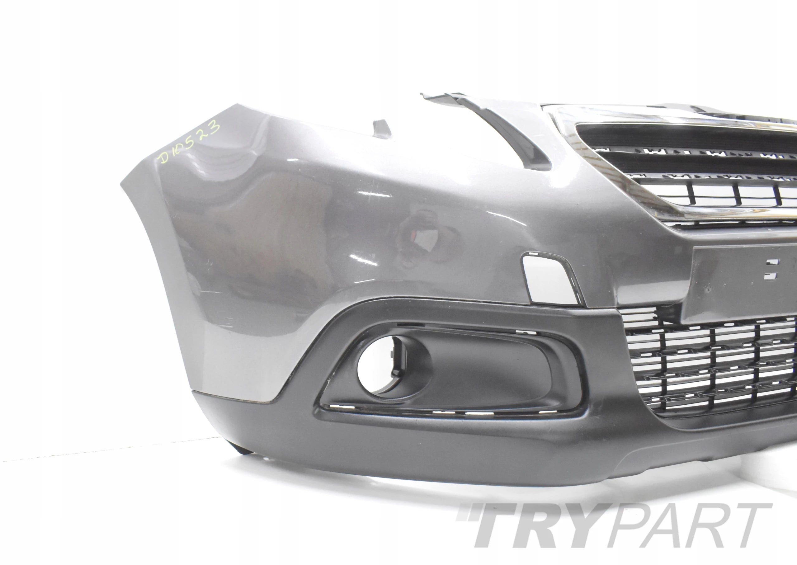 PEUGEOT 2008 I FRONT BUMPER ORIGINAL + BOTTOM + GRILLE