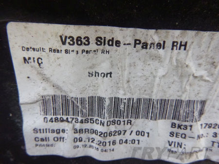 FORD TRANSIT 8 Mk8 VIII 13- Rear bumper