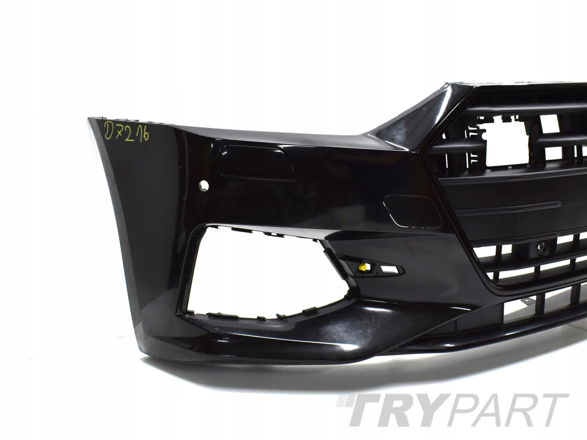 AUDI A7 C8 4K8 FRONT BUMPER ORG + GRILLE + CHROME