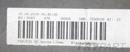 BMW F30 F31 LUXURY FRONT BUMPER ORG