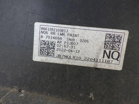 KIA SPORTAGE V 5 2021- Rear Bumper