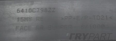 MITSUBISHI OUTLANDER III 3 LIFT REAR BUMPER ORG
