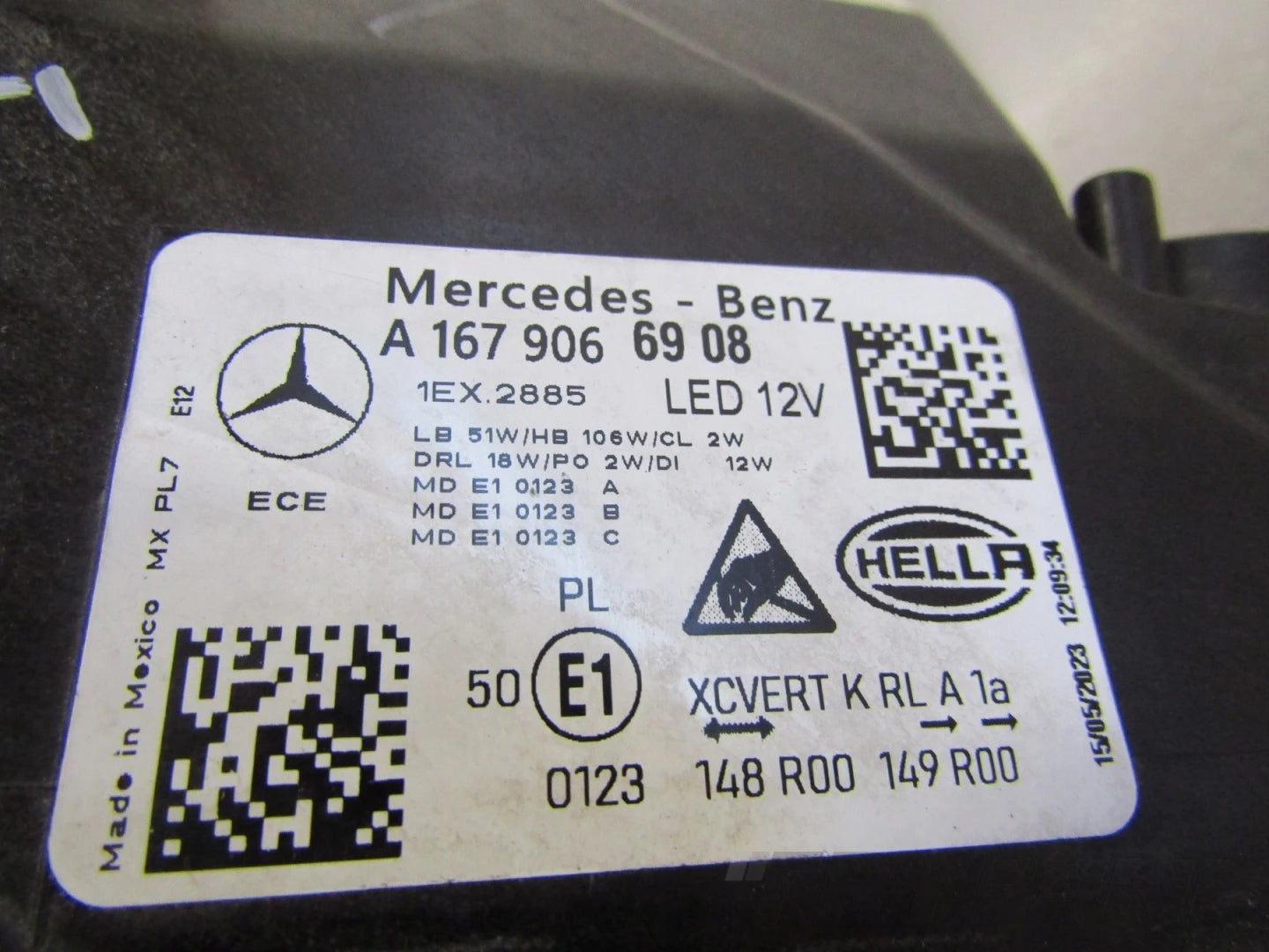 Headlight Mercedes GLE W167 LIFT FULL LED MULTIBEAM 23- LH A1679066908