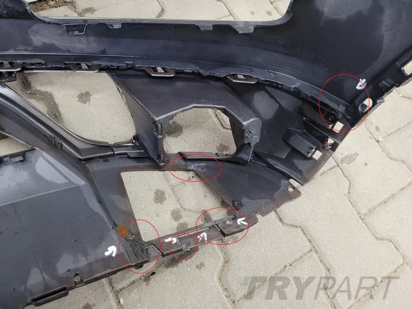 Front Bumper VW VOLKSWAGEN Touareg 2 II 7P 7P6 10-14