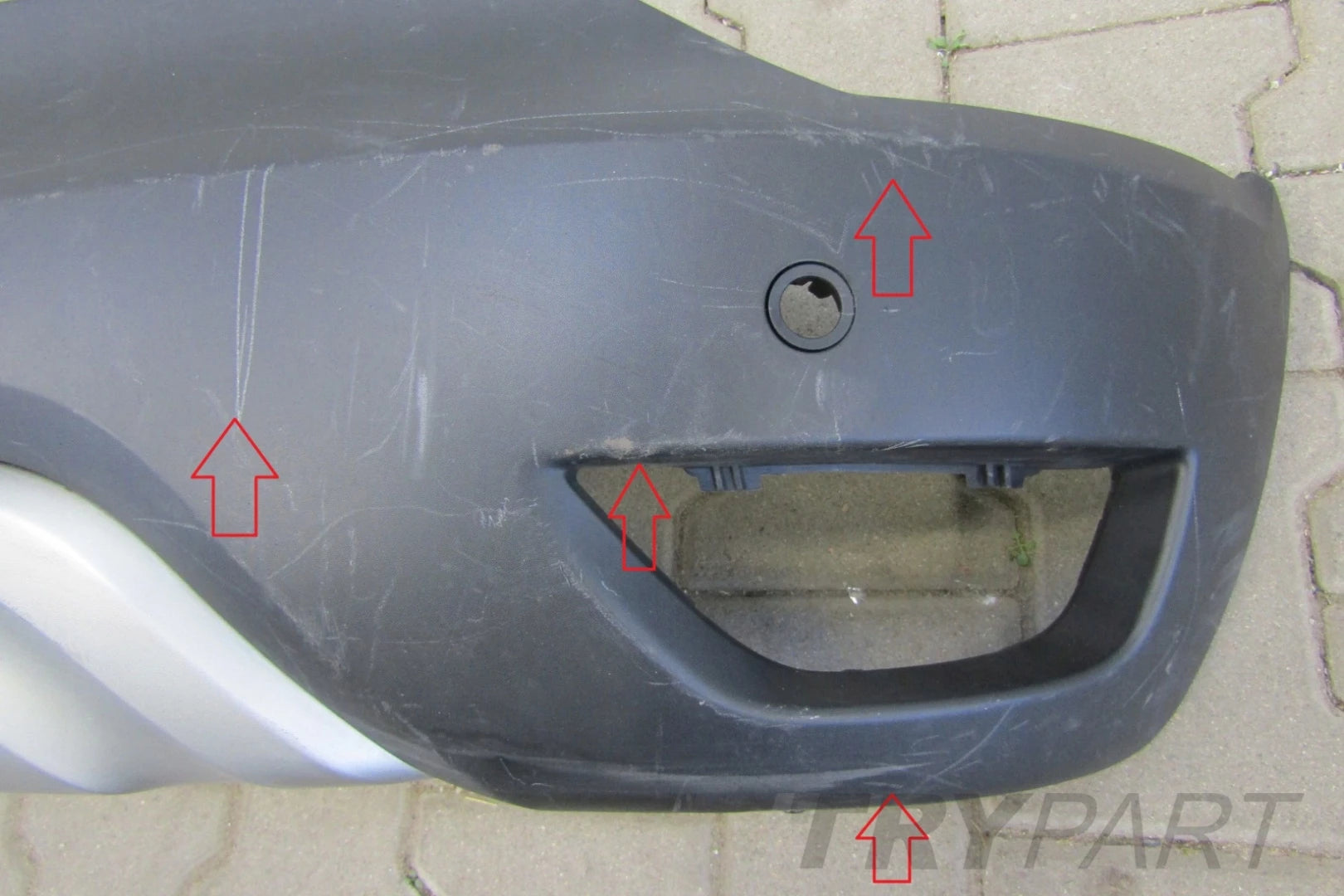 Rear bumper for RENAULT CAPTUR LIFT 17-19