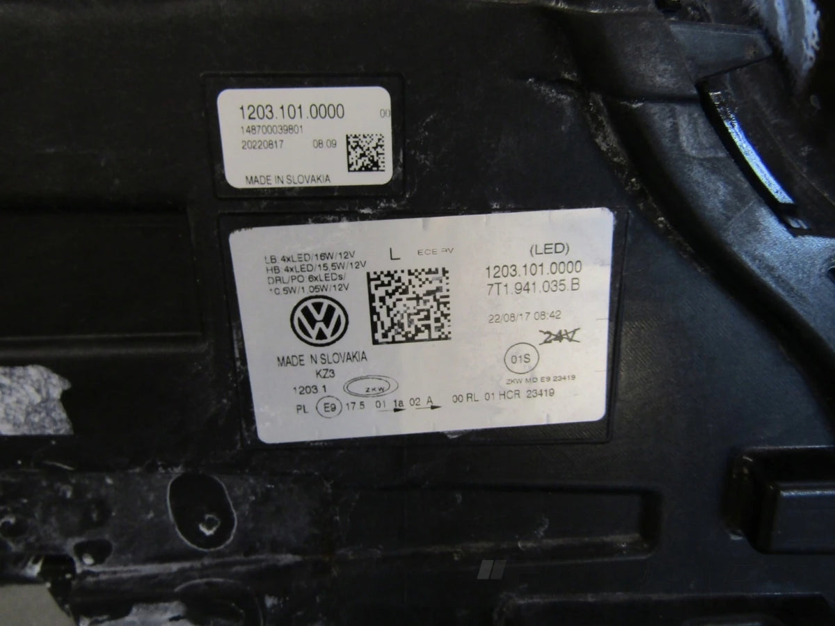 HEADLIGHT VW MULTIVAN T7 LED LH LEFT 21- 7T1941035B