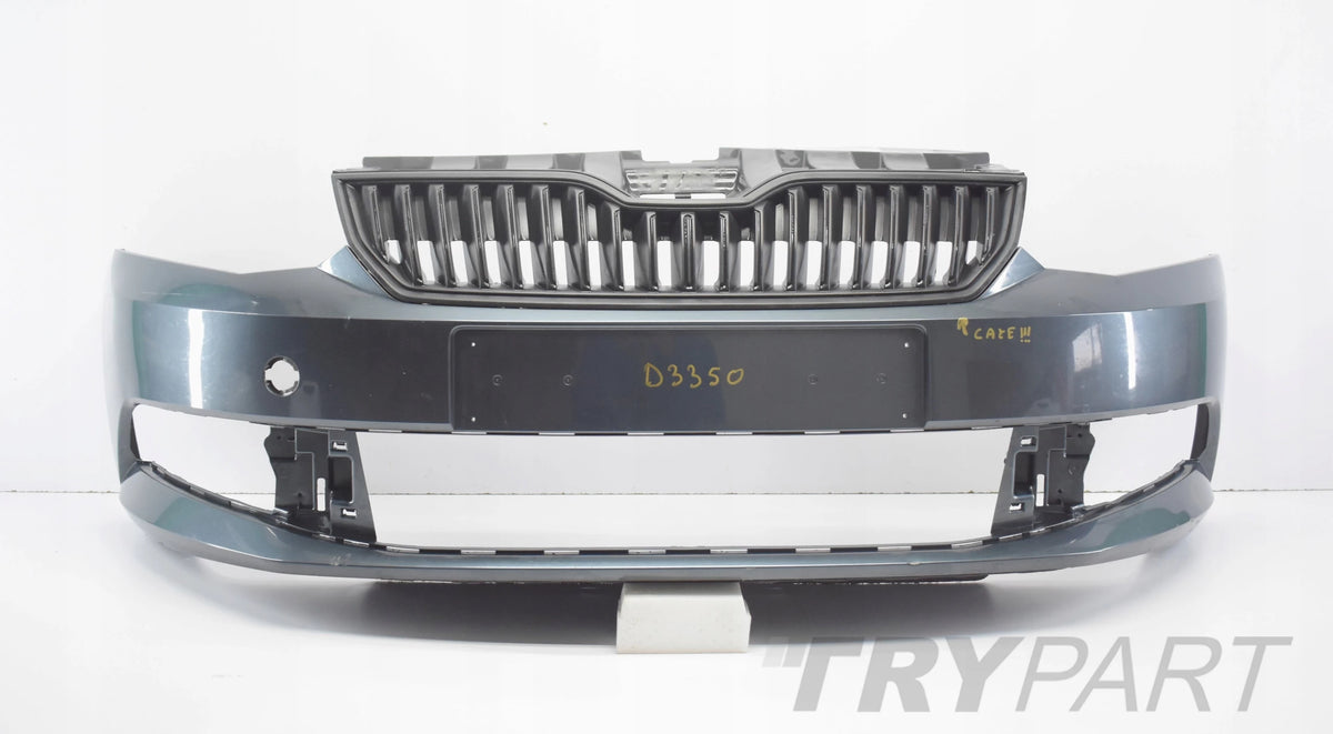 SKODA FABIA III 6V FRONT BUMPER ORG!