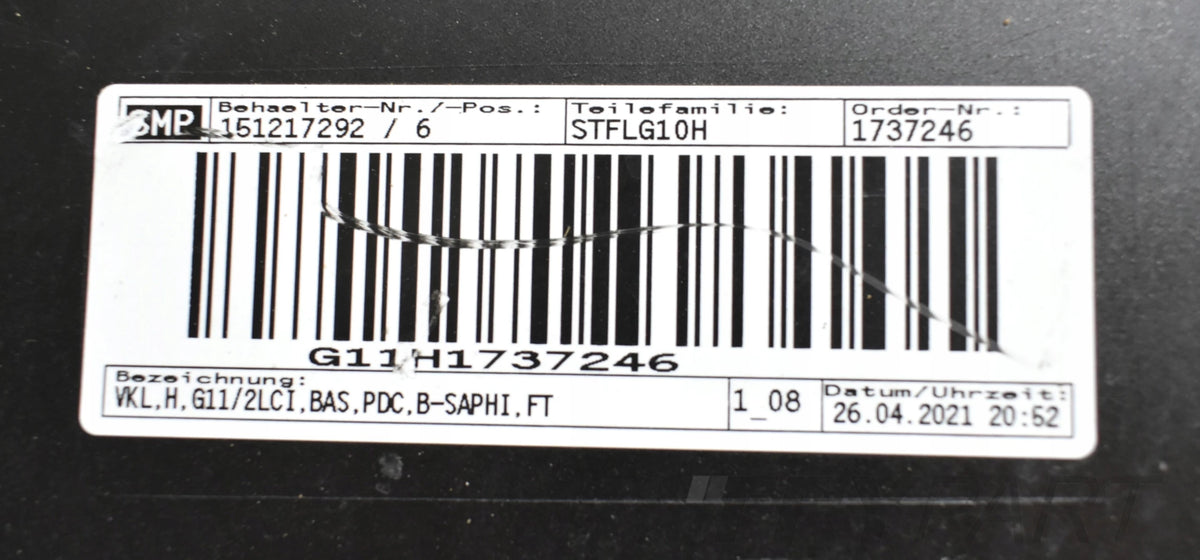 BMW 7 G11 G12 LIFT LCI REAR BUMPER ORG