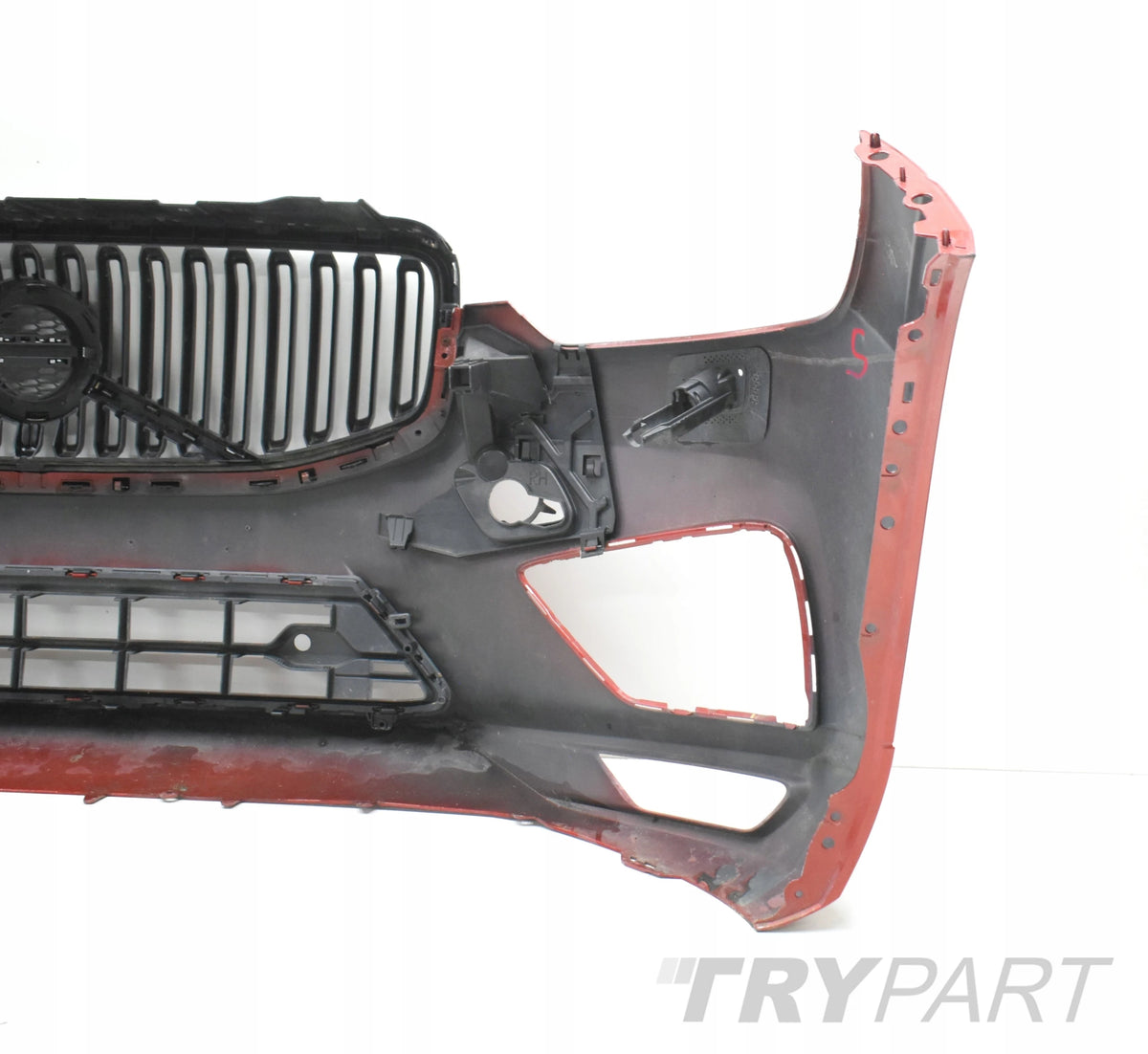 VOLVO XC60 II R DESIGN FRONT BUMPER FRONT ORIGINAL + GRILLE
