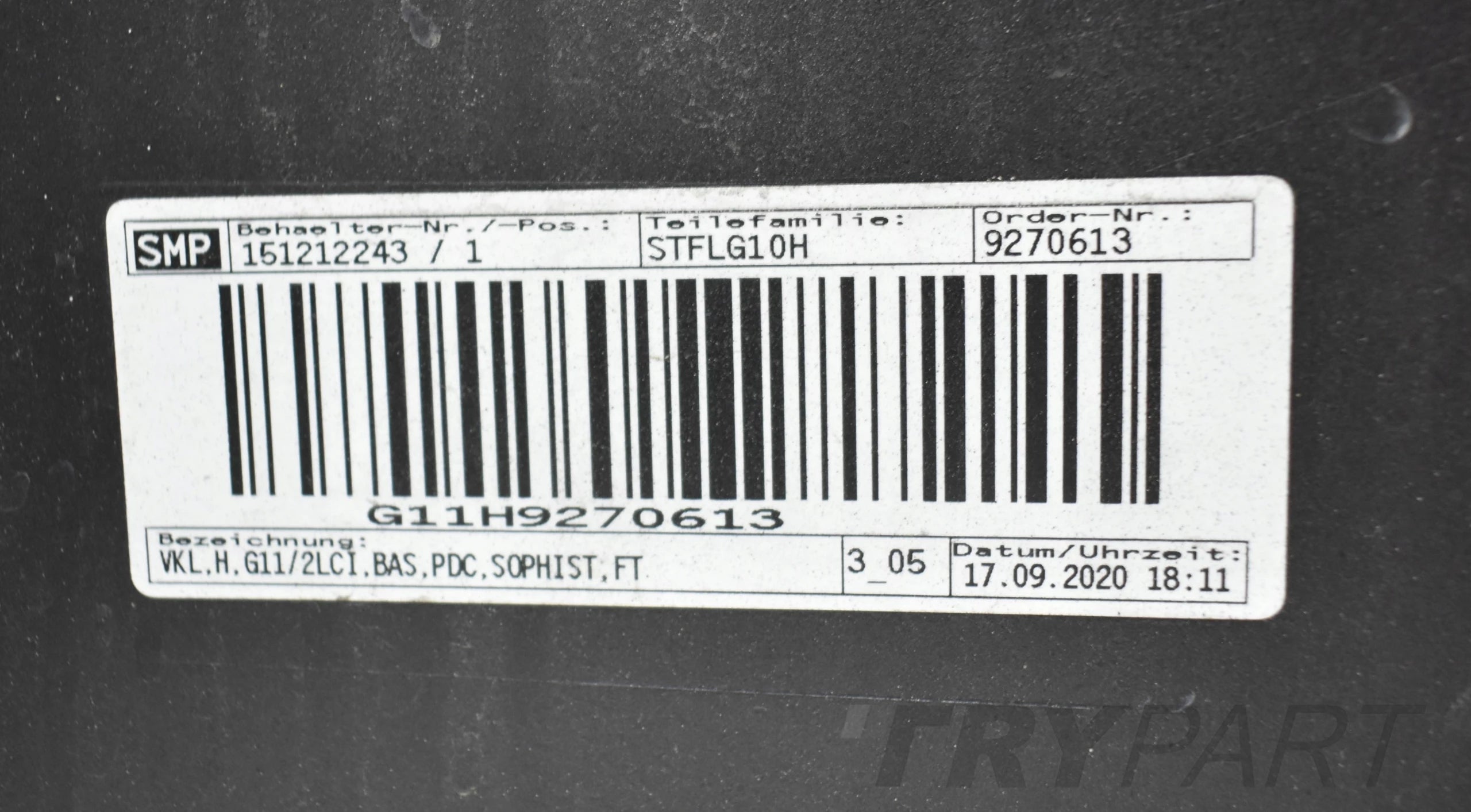 BMW 7 G11 G12 LIFT LCI REAR BUMPER ORG