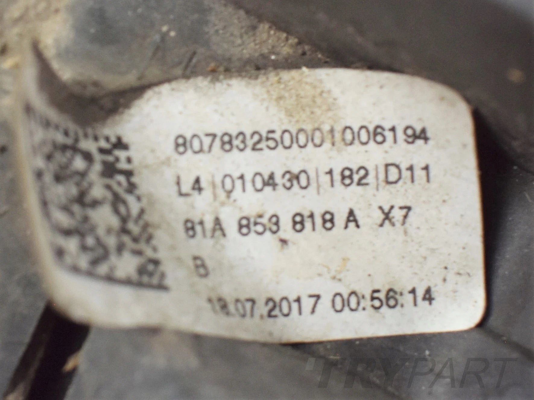 AUDI Q2 81A RIGHT REAR TRIM ORIGINAL