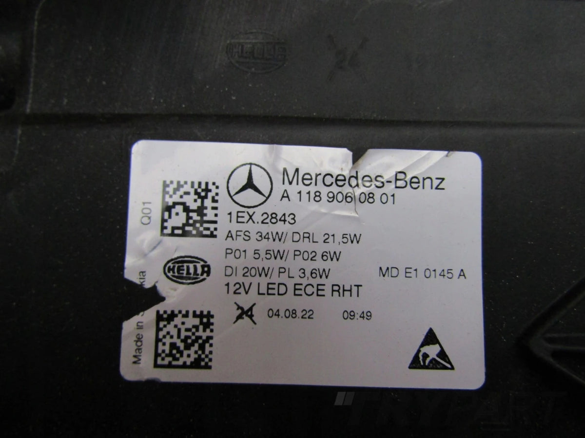 Front Lamp Mercedes CLA 118 Lift FULL LED HIGH PERFORMANCE 23- RH A1189060