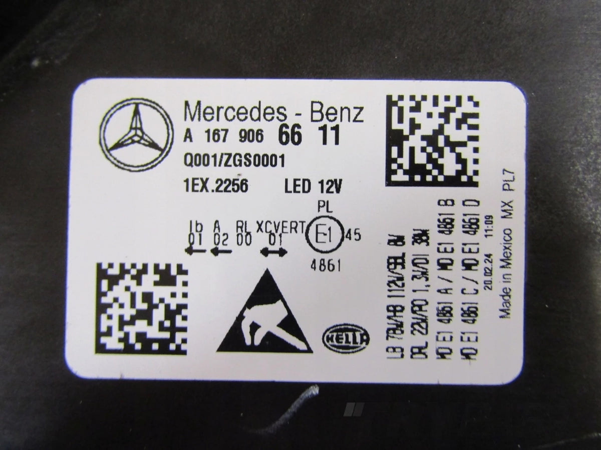 MERCEDES GLS X167 W167 FULL LED MULTIBEAM HEADLIGHT RH RIGHT 19- A1679066