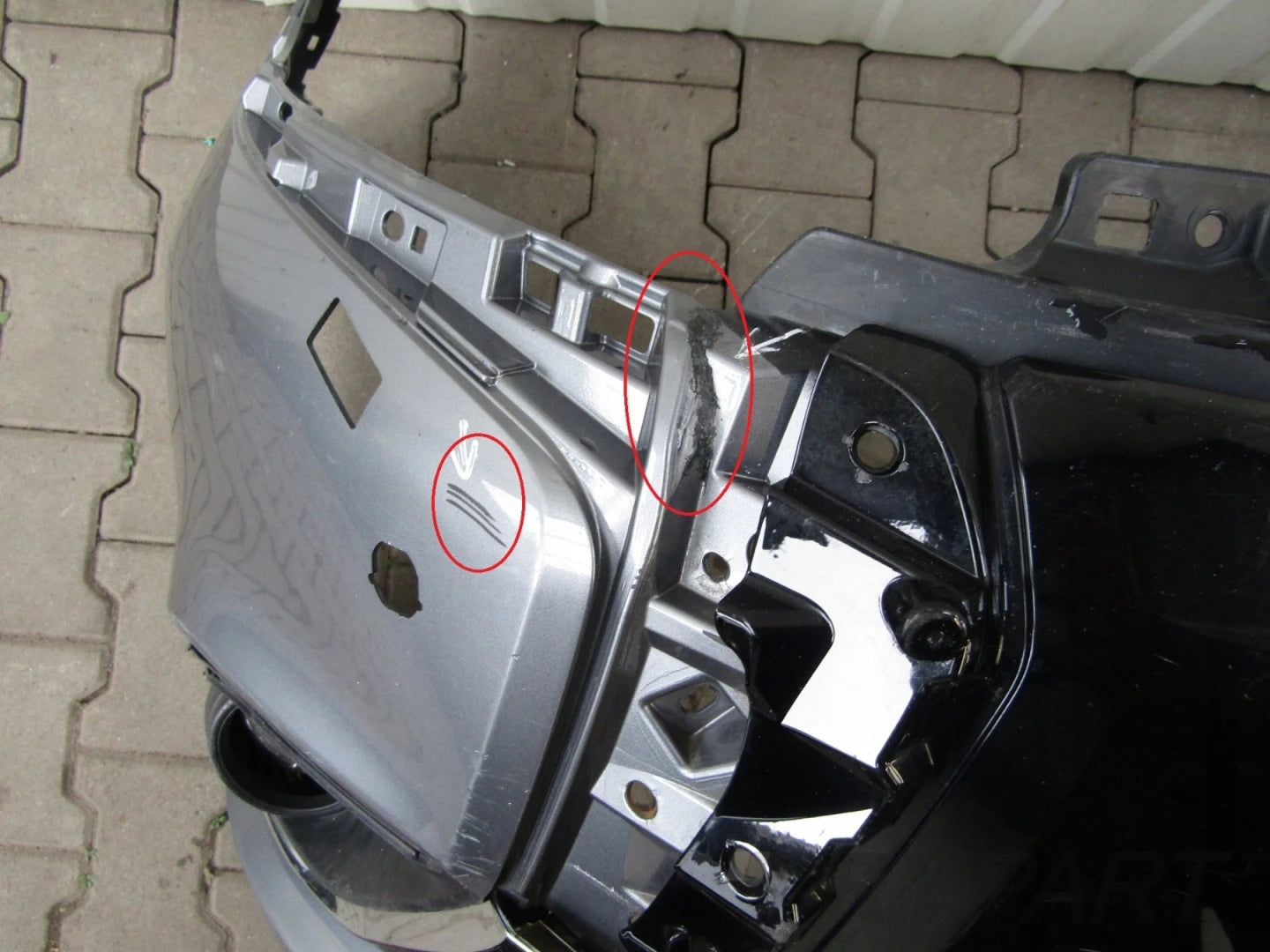 Front Bumper for Mitsubishi Outlander 3 Hybrid Lift