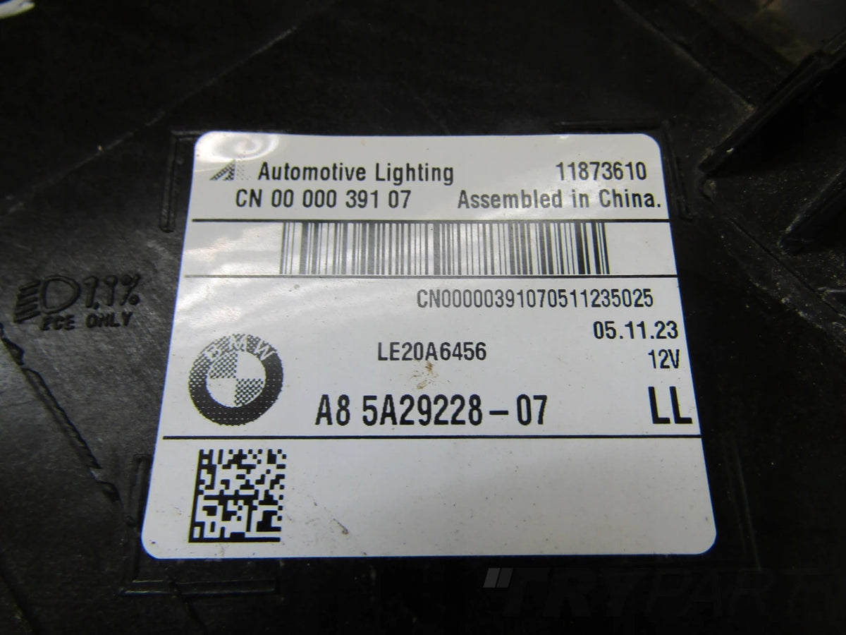 BMW X3 G01 X4 G02 LIFT LCI FULL LED Headlight 21-24 RH 5A29228