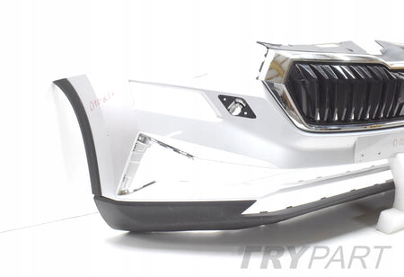 SKODA KAROQ LIFT 57A FRONT BUMPER ORG + BOTTOM