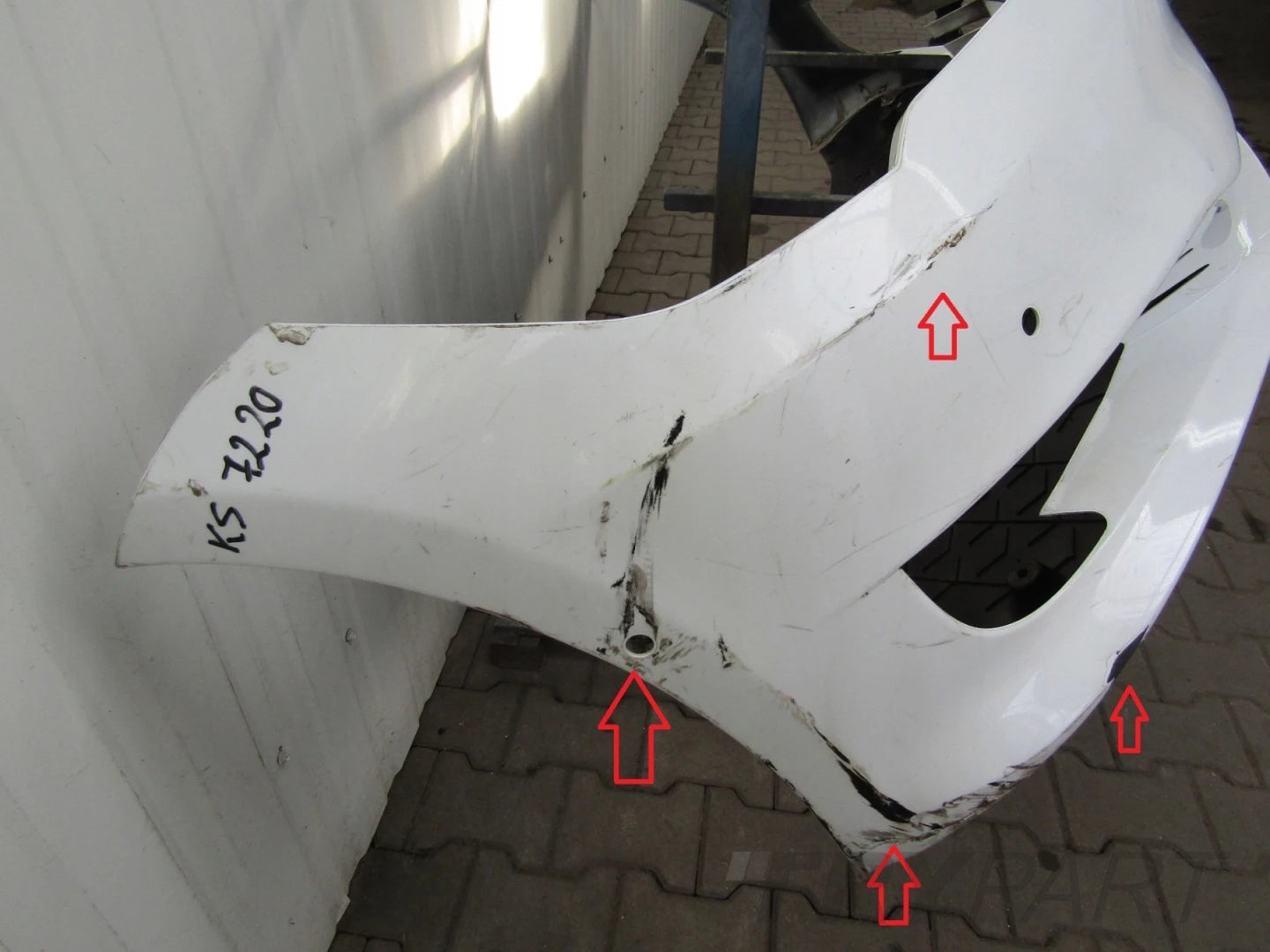 Front Bumper Tesla S Lift 16- (Plate + Frame)